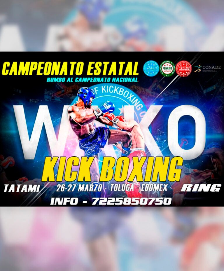 Campeonato Estatal de Kickboxing Estado de México 2022