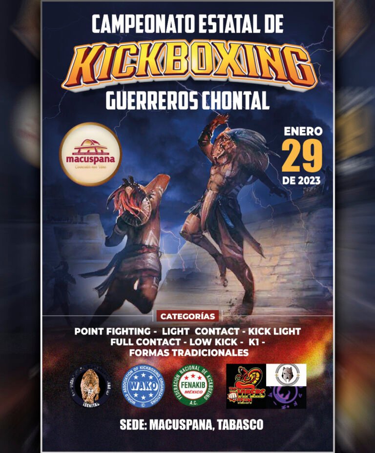 Campeonato Estatal de Kickboxing Guerreros Chontal