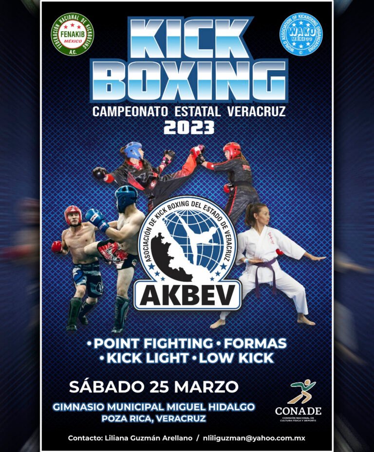 Campeonato estatal de Kickboxing Veracruz 2023